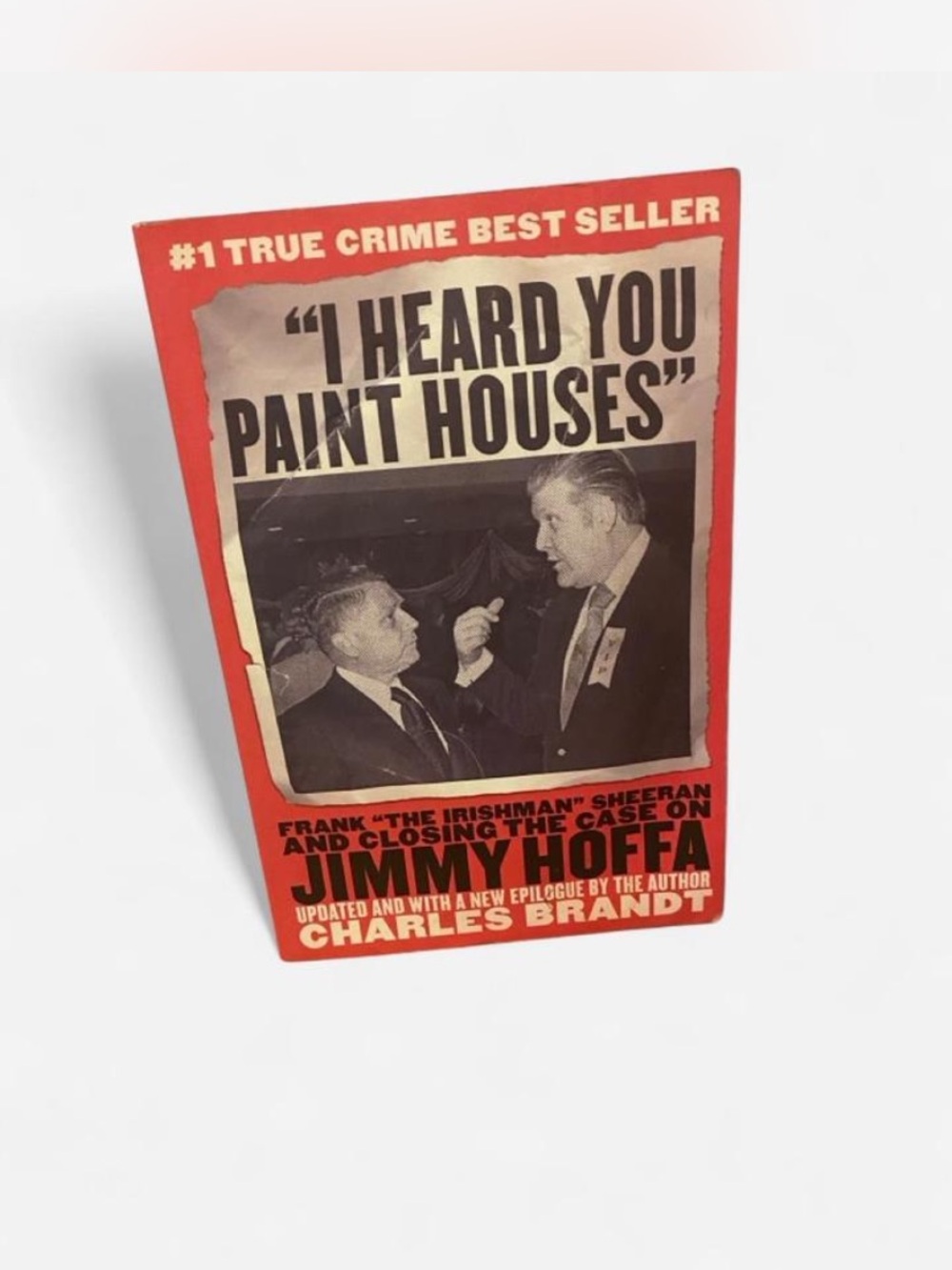 Vintage-Style True Crime Poster - Red Cover